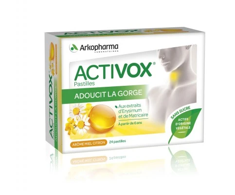 ACTIVOX® PASTILLES, ARÔME MIEL CITRON ARKOPHARMA - PASTILLES ACTIVOX®