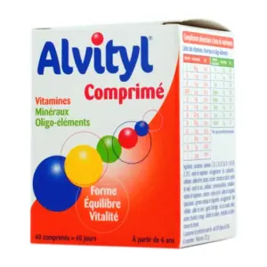 COMPRIMÉS ALVITYL ENROBÉS