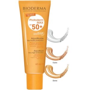 BIODERMA PHOTODERM MAX AQUAFLUID TOUCHER SEC SPF 50 COULEUR CLAIRE