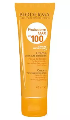BIODERMA PHOTODERM MAX SPF 100+ 40ML FLUIDE SOLAIRE INVISIBLE