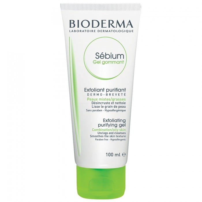 BIODERMA SEBIUM GEL GOMMANT PURIFIANT (100 ML) GEL NETTOYANT BIODERMA SEBIUM - GEL GOMMANT PURIFIANT 100 ML