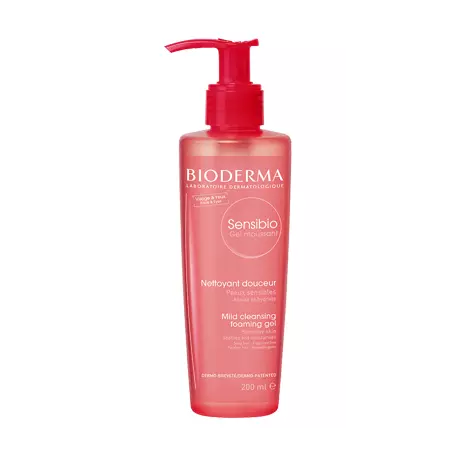 BIODERMA SENSIBIO GEL MOUSSANT NETTOYANT DOUCEUR PEAUX SENSIBLES 200ML GEL MOUSSANT BIODERMA SENSIBIO - 200ML