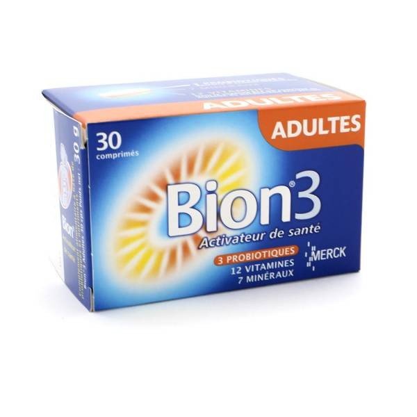 BION 3 ADULTE PROBIOTIQUE + VITAMINES ET MINERAUX CPS 30 BION 3 - VITAMINES ET MINERAUX - 30 CPS