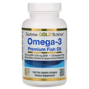 CALIFORNIA GOLD NUTRITION OMEGA-3 100 GÉLULES