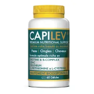 CAPILEV ZINC SELENIUM 60GELULES