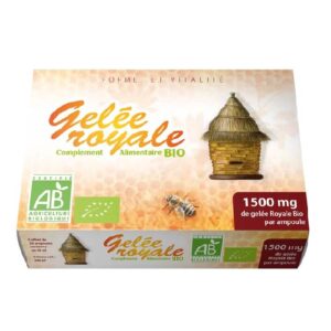 GELÉE ROYALE BIO – 1500 MG PAR AMPOULE