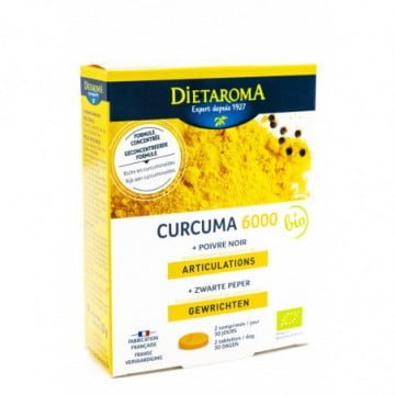DIETAROMA CURCUMA 6000 & POIVRE NOIR B60 COMP DIETAROMA CURCUMA 6000 & POIVRE NOIR B60 COMP