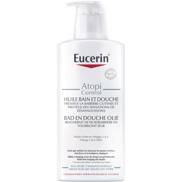EUCERIN ATOPICONTROL HUILE DE BAIN ET DOUCHE 400ML HUILE BAIN ET DOUCHE EUCERIN ATOPICONTROL 400ML