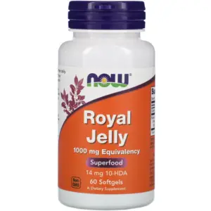 NOW FOODS GELÉE ROYALE 1000 MG 60 SOFTGELS