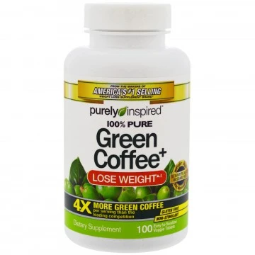 GREEN COFFEE BEAN, WEIGHT GREEN COFFEE BEAN - PURELY INSPIRED - 100 CAPSULES