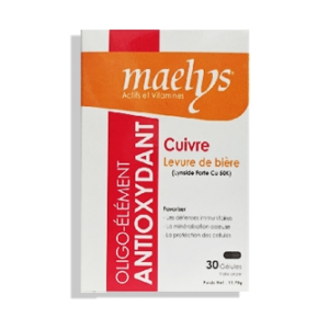MAELYS CUIVRE LEVURE DE BIÈRE – 30 GÉLULES