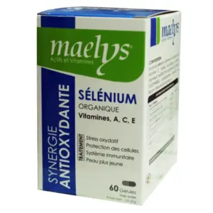 MAELYS SÉLÉNIUM ORGANIQUE ANTIOXYDANTE 60 GÉLULES