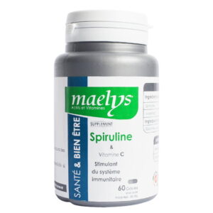 MAELYS SPIRULINE ET VITAMINE C – 60 GÉLULES