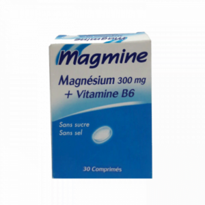 MAGMINE MAGNÉSIUM 300 MG VITAMINE B6 30 COMPRIMÉS
