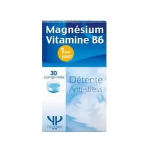 COMPRIMÉS MAGNÉSIUM VITAMINE B6 (Y. PONROY) 30 CPS