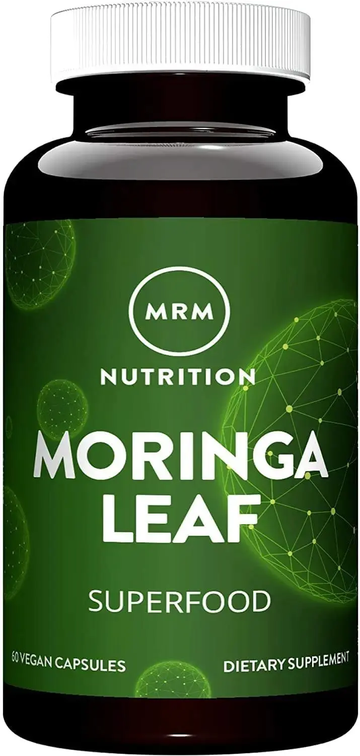 MRM, NUTRITION, FEUILLES DE MORINGA, 60 GÉLULE VÉGÉTALE