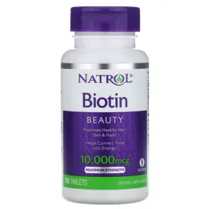 NATROL BIOTINE 10000 MCG 100 TABLETS