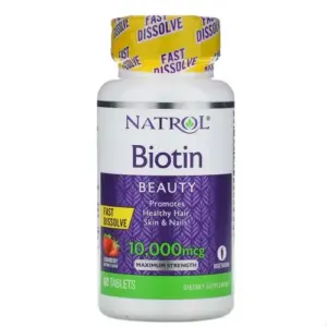 NATROL BIOTIN 10000 MCG 60 TABLETS