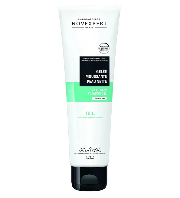 NOVEXPERT GELEE MOUSSANTE PEAU NETTE TRIO-ZINC 150 G