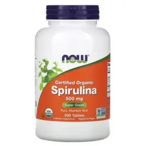 NOW FOODS SPIRULINE BIOLOGIQUE CERTIFIÉE
