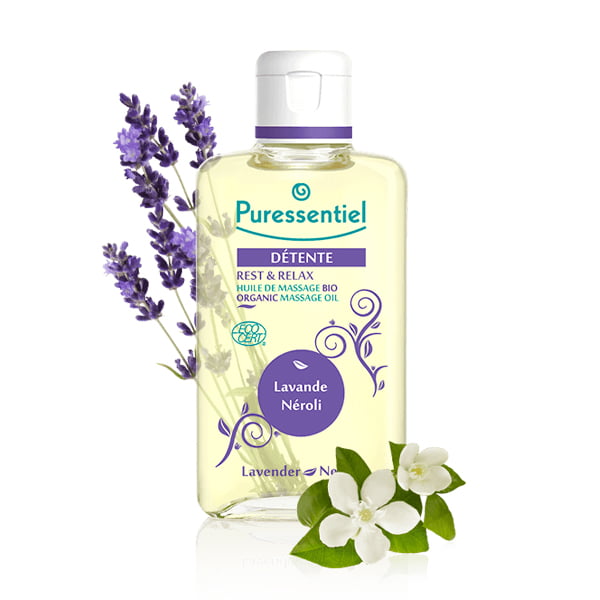 PURESSENTIEL SOMMEIL DÉTENTE HUILE DE MASSAGE BIO LAVANDE NÉROLI 100 ML PURESSENTIEL SOMMEIL DÉTENTE HUILE DE MASSAGE BIO LAVANDE / NÉROLI 100 ML