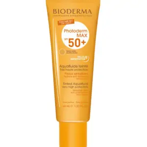 BIODERMA PHOTODERM MAX AQUAFLUIDE TOUCHER SEC SPF 50 COLORANT DORÉE