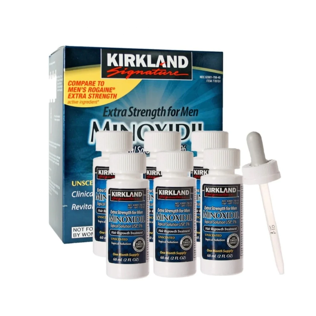 minoxidil 5 kirkland maroc KIRKLAND MINOXIDIL 5 % - 6 X 60ML