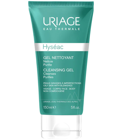 URIAGE HYSEAC GEL NETTOYANT 150ML NETTOIE – PURIFIE – ASSAINIT GEL NETTOYANT URIAGE HYSEAC 150ML
