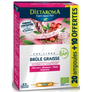 DIETAROMA CAP LIGNE BRULE GRAISSE 30 AMPOULES