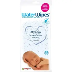 LINGETTES WATERWIPES POUR BÉBÉ 28 PIÈCES