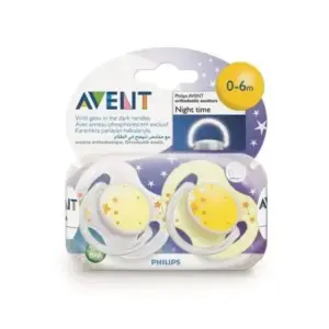 SUCETTE AVENT EN SILICONE 0-6 MOIS LOT DE 2