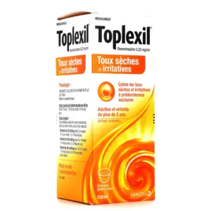 TOPLEXIL SIROP TOUX SÈCHE ET IRRITATIVES 150 ML